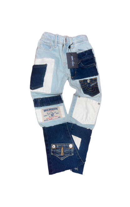 True Religion patched toddler jeans