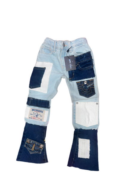 True Religion patched toddler jeans