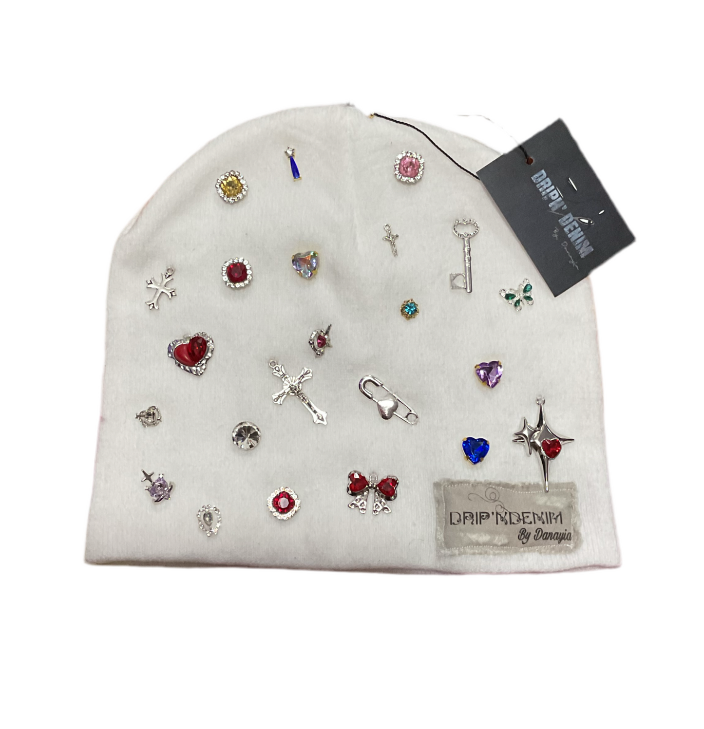 All over charmed beanie