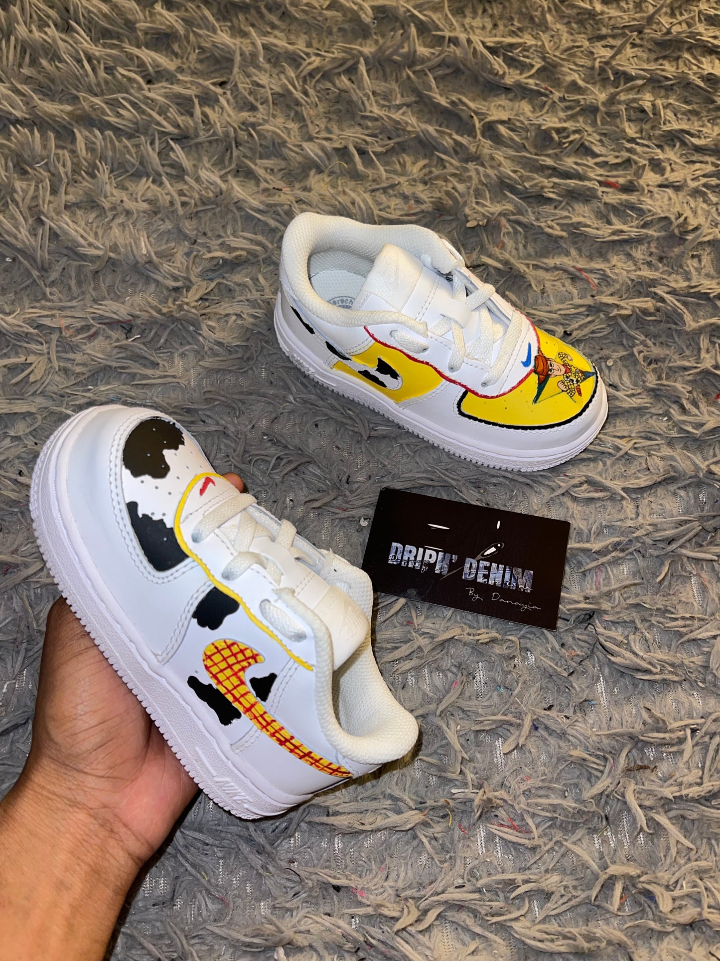 Toddler themed AF1’s *freestyled*